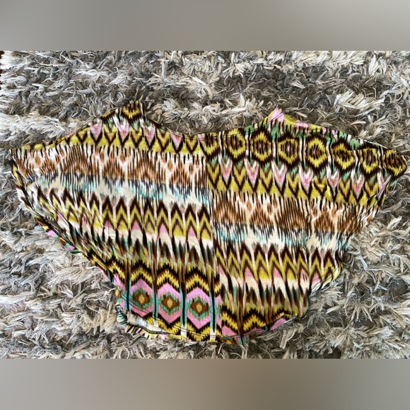 Vintage boho y2k batwing sleeve crop top small - Picture 8 of 10